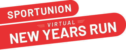 Schriftzug SPORTUNION Virtual New Years Run 2025/26