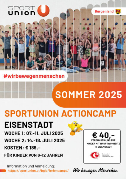 Homepage Flyer Actioncamp Eisenstadt