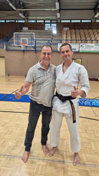 Stefan Emmer und Trainer