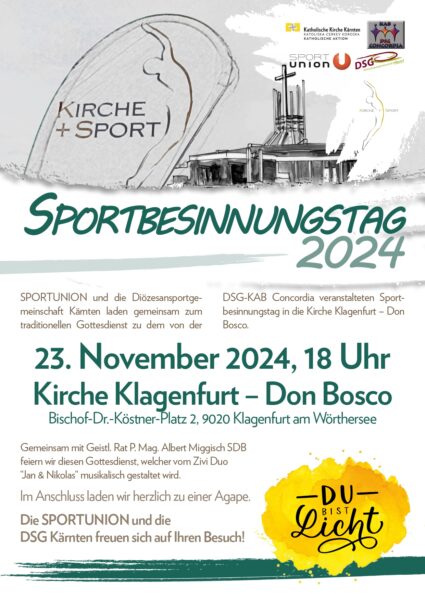 Einladung Sportbesinnungstag 2024