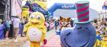 Kärnten Läuft 2025 - Maskottchenlauf Maskottchen Bambinis Bambinisprint Klagenfurt August 2025