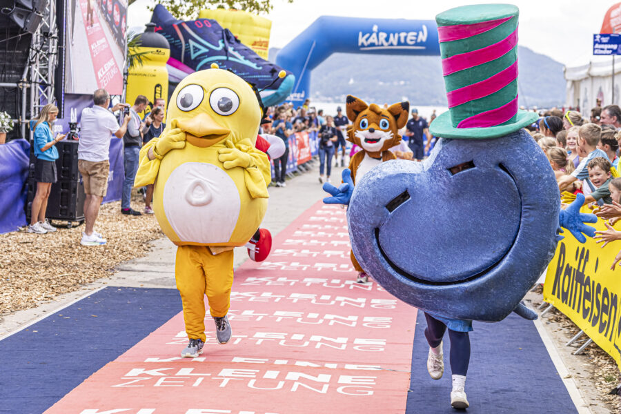 Kärnten Läuft 2025 - Maskottchenlauf Maskottchen Bambinis Bambinisprint Klagenfurt August 2025
