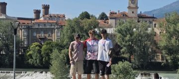 Siegerehrung K1M U16 Ivrea ECA Junior Slalom Cup 2025