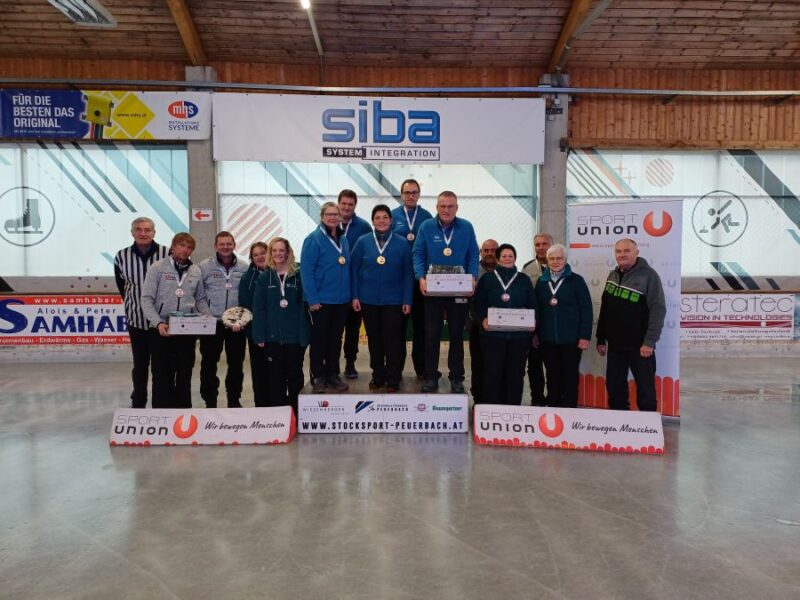 Plätze 1-3 bei der Siegerehrung