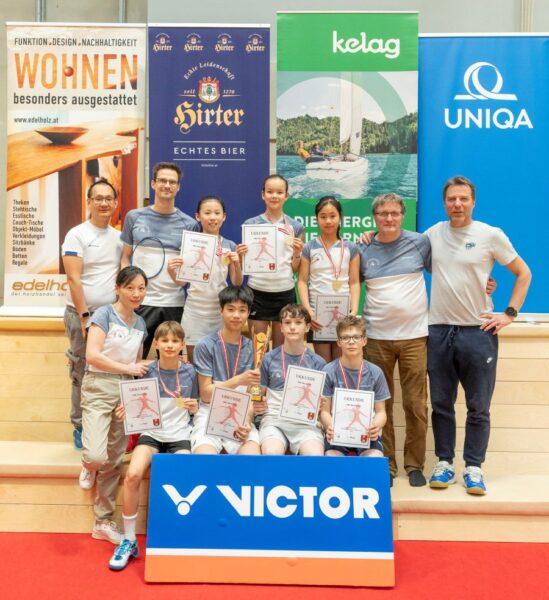 Badminton_Union Neuhofen erfolgreich bei den Öst. Meisterschaften Badminton U15 Schülermannschaften und U22_2025 Öst. Schüler U15 MM-Staatsmeister - (c) Österreicher Thomas