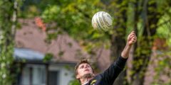 Maximilian Huemer von der Union Tigers Vöcklabruck im Spiel