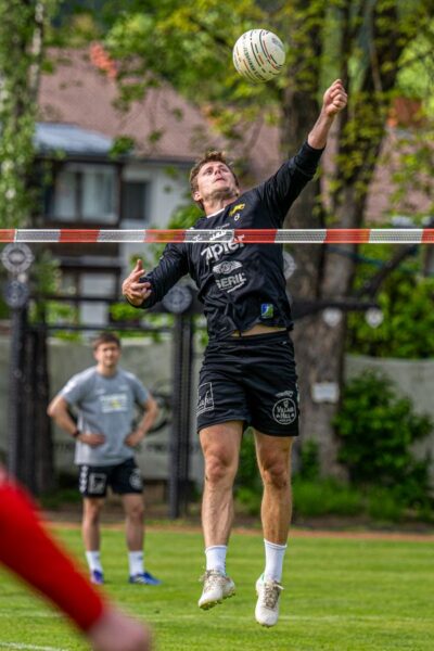Maximilian Huemer von der Union Tigers Vöcklabruck im Spiel