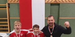 Faustball_Erfolgreicher Faustball-Nachwuchs bei der UFG Grieskirchen Pötting U16 holt Landesmeistertitel, U12 gewinnt Bronze_2025_U16m-Landesmeister - (c) UFG GrieskirchenPötting