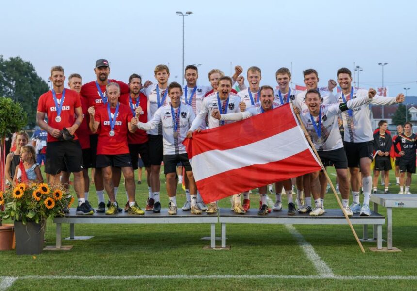 Faustball_Silber im EM Finale_Faustball Team Austria (EM 2024), ©Uwe Spille