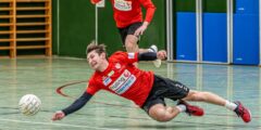 Faustball_Wechselbad der Gefühl für Grieskirchner Faustball Bundesliga-Team bei Sieg und Niederlage 2025_Christian Holzinger_Abwehr - (c) Wolfgang Benedik-ÖFBB