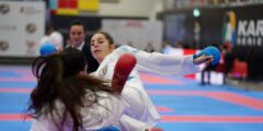 Karate_Vize-Europameisterin schlug Vize-Weltmeisterin - Lejla Topalovic feiert einen Premier League-Sieg in Kairo - (c) Martin Kremser