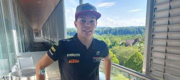 Motorsportler Maximilian Kofler im Phyrn-Eisenwurzen-Klinikum
