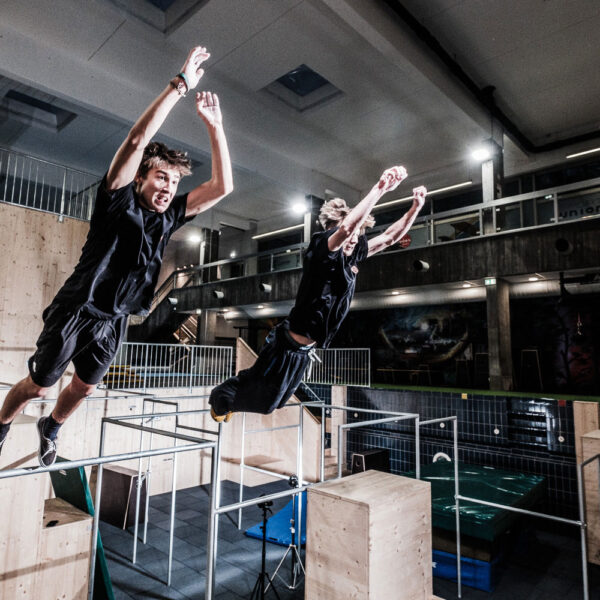 Parkourbereich-Trendsporthalle