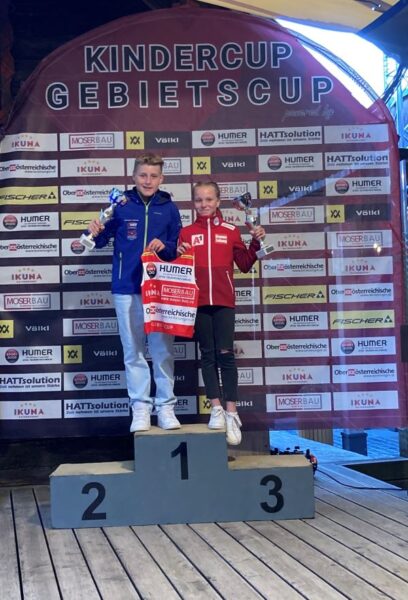 Skifahren_Kindercup_Siegerehrung_USC Neukirchen & USC Waizenkirchen