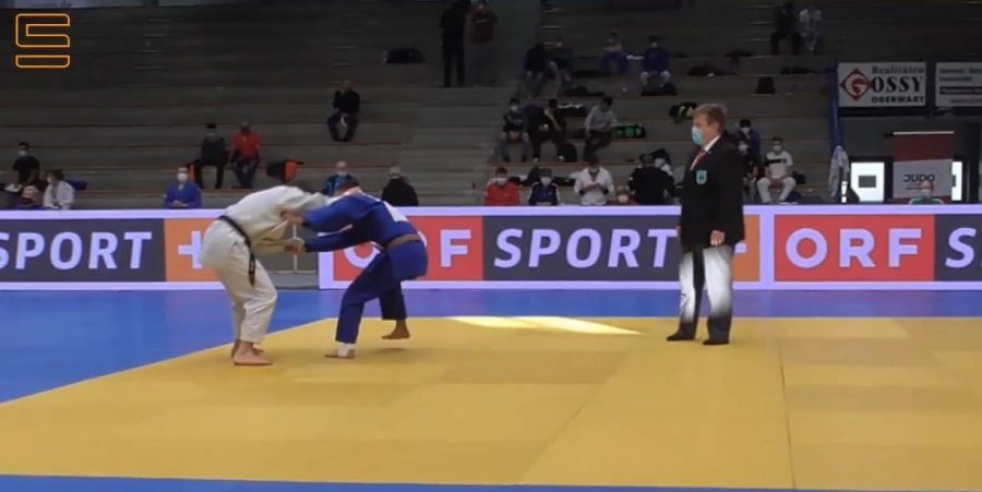 Domenik Wenger kämpft bei der österreichischen Staatsmeisterschaft Judo.