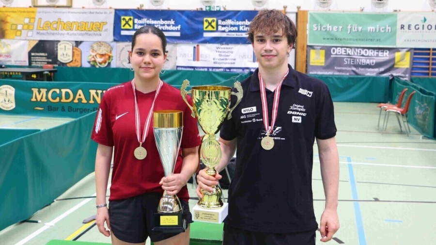 Neue U21-Meister_Julia Dür und Patrick Skerbinz