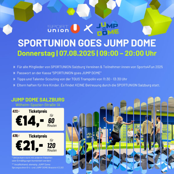 SPORTUNION goes Jump Dome 7.8.2025