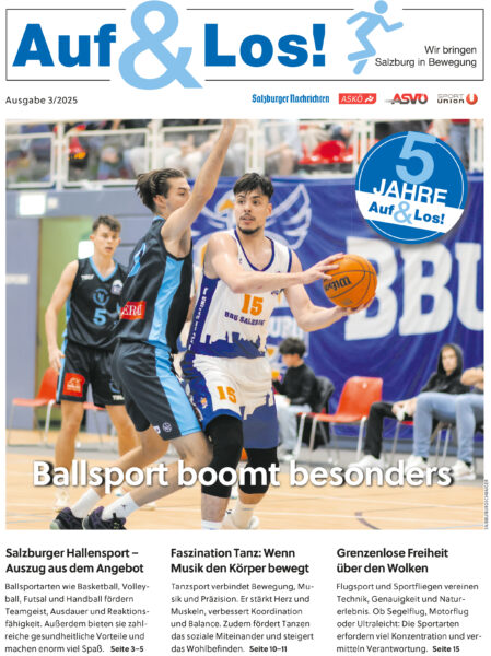 Titelseite Auf & Los_3. Ausgabe 2025