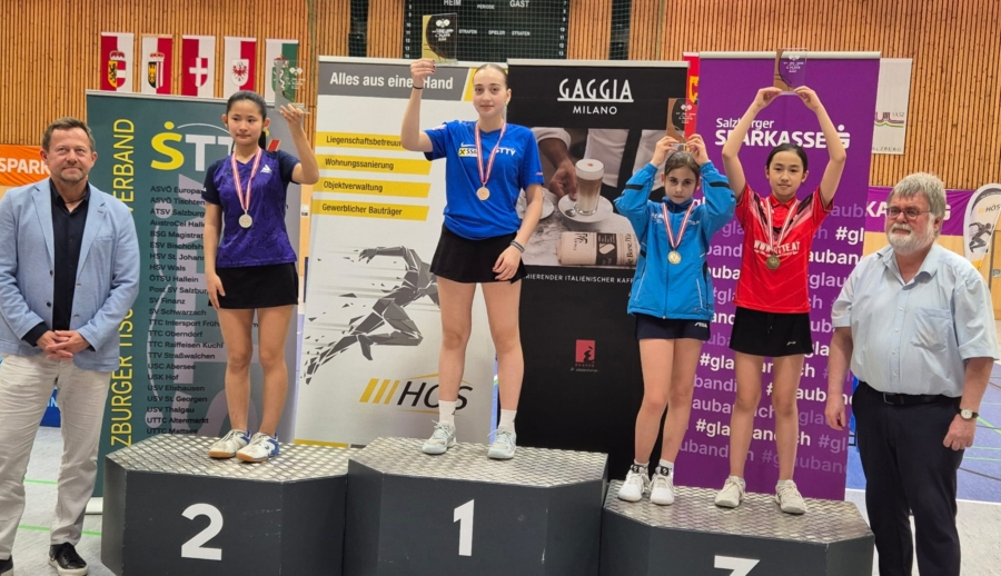U15 ÖM 2026 Siegerehrung Mädchen Einzel