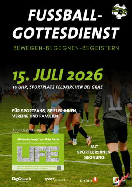Fussballgottesdienst 2026 Plakat