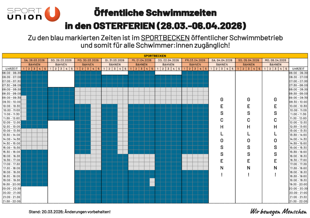 Hinweisschild_Schwimmzeiten OSTERFERIEN 2026_Seite_1