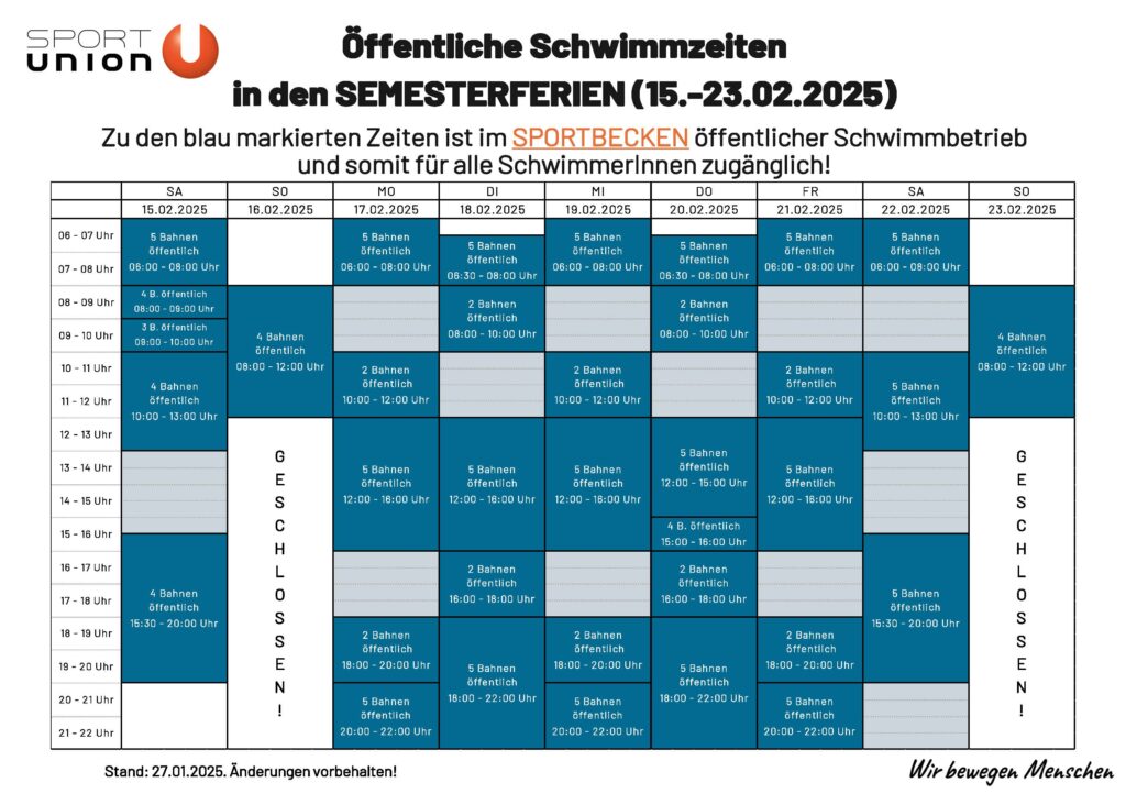 Hinweisschild_Schwimmzeiten Semesterferien 2025_Seite_1