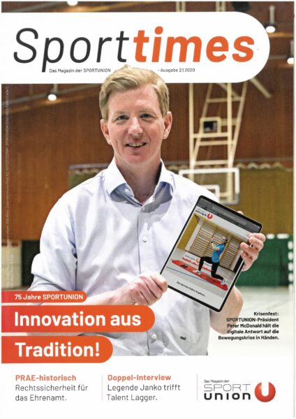Sporttimes-Cover mit McDonald Sporttimes-Cover mit McDonald