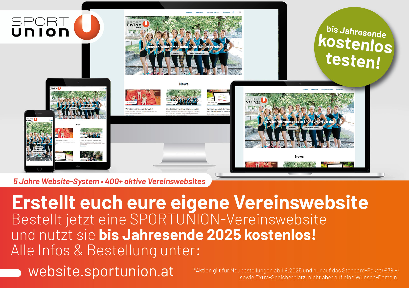 2025_Inserat-SPORTUNION-Vereinswebsite-kostenlos-bis-Jahresende-Aktion