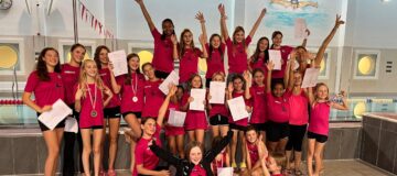 Gruppenbild Synchronschwimmer:innen