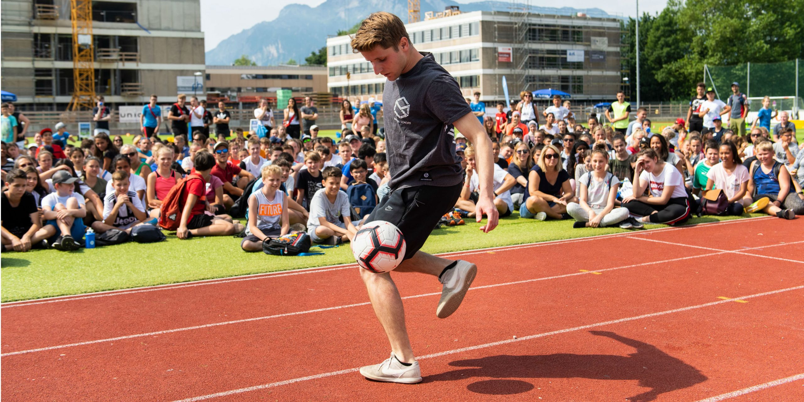 Freestyle Fußballer Martin Schopf