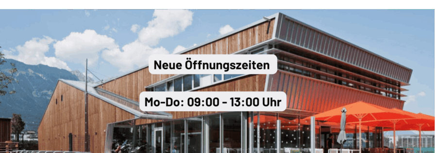 Neue Öffnungszeiten