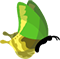Schmetterling gelb