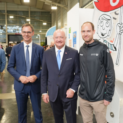 13595 Eröffnung Frühjahrsmesse SCHAU! mit BK Stocker und Messerundganger u. LR _7PRO2127