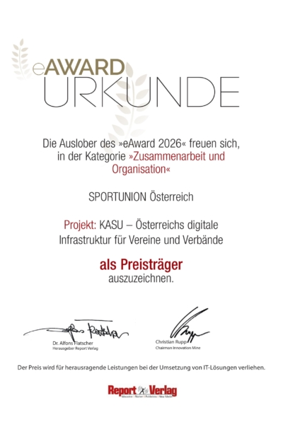 Urkunde eAward 2026 9 Urkunde eAward 2026 9