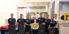 Ehrung Sportunion Rackathletes Austria ÖM