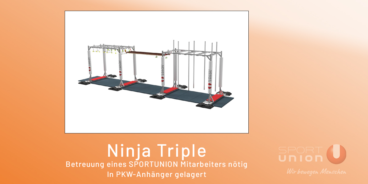 Ninja Triple Parcours der SPORTUNION