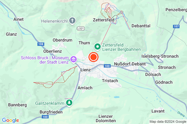 Bild der Adressposition auf der Karte