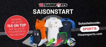 11teamsports Saisonstart Herbst 2022 Gutscheincode