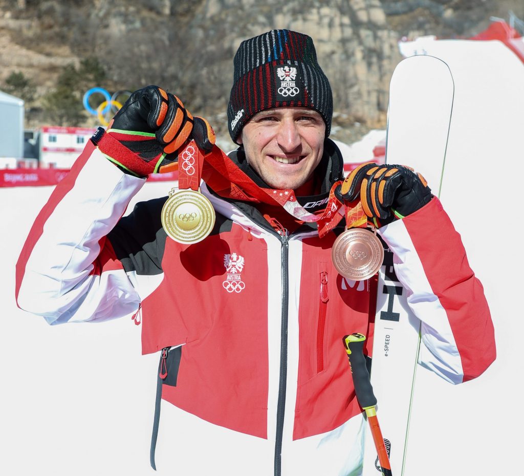Matthias Mayer mit zwei Medaillen