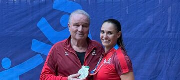 Manfred Eppenschwandtner und Alisa Buchinger mit World Games Silber