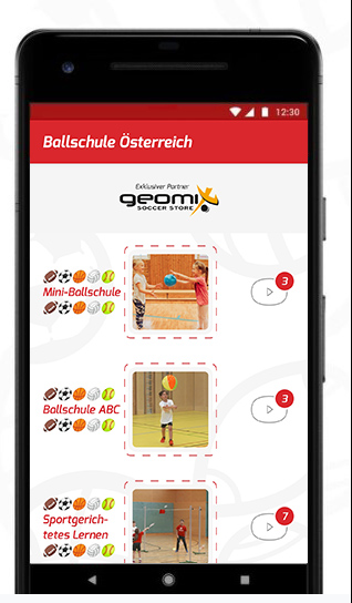 Ballschule App ScreenshotBallschule Screenshot