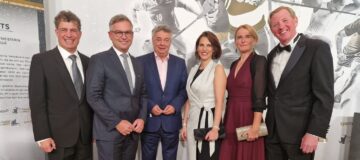 SPORTUNION-Delegation mit Kogler und Brunner bei der Lotterien-Gala