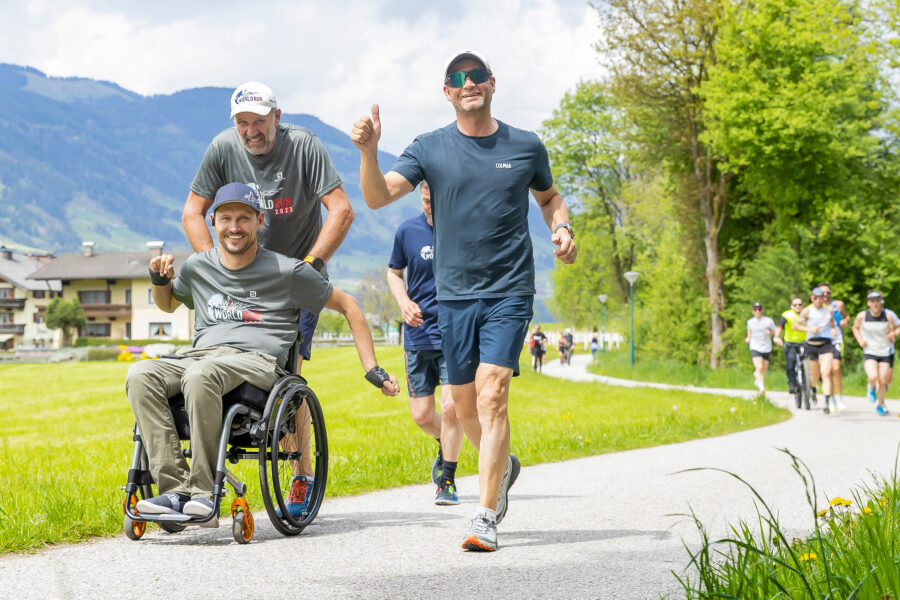 Hannes Kinigadner, Heinz Kinigadner and Stephan Eberharter