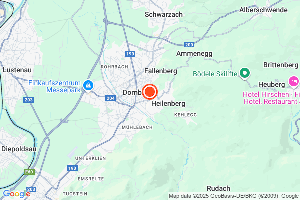 Bild der Adressposition auf der Karte