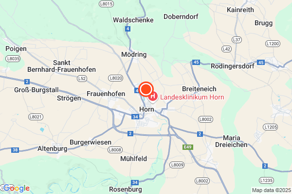 Bild der Adressposition auf der Karte