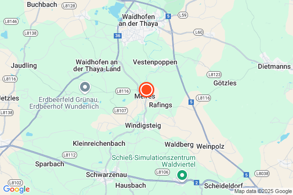 Bild der Adressposition auf der Karte