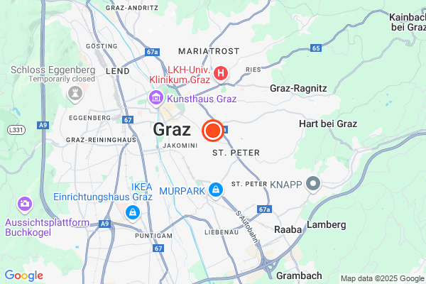 Bild der Adressposition auf der Karte