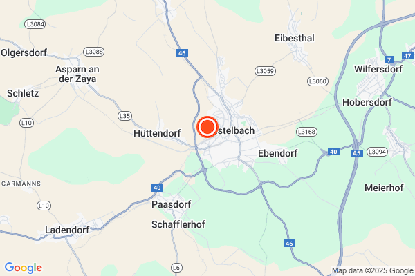 Bild der Adressposition auf der Karte