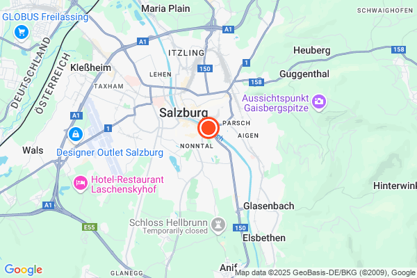 Bild der Adressposition auf der Karte