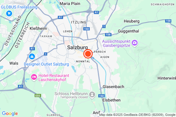 Bild der Adressposition auf der Karte